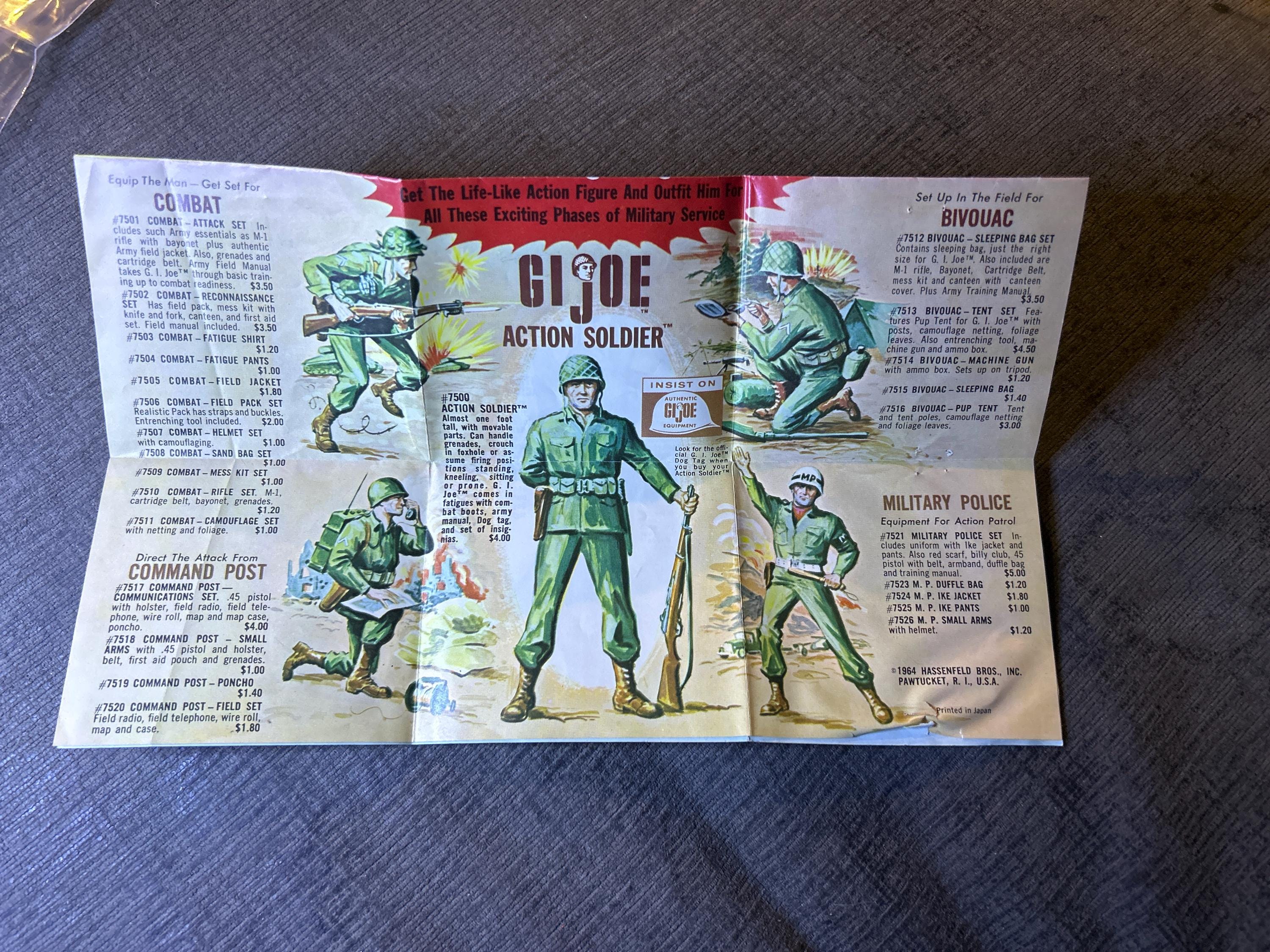 G.I. Joe “1964” Catalog and Manual Original (rare) - Etsy