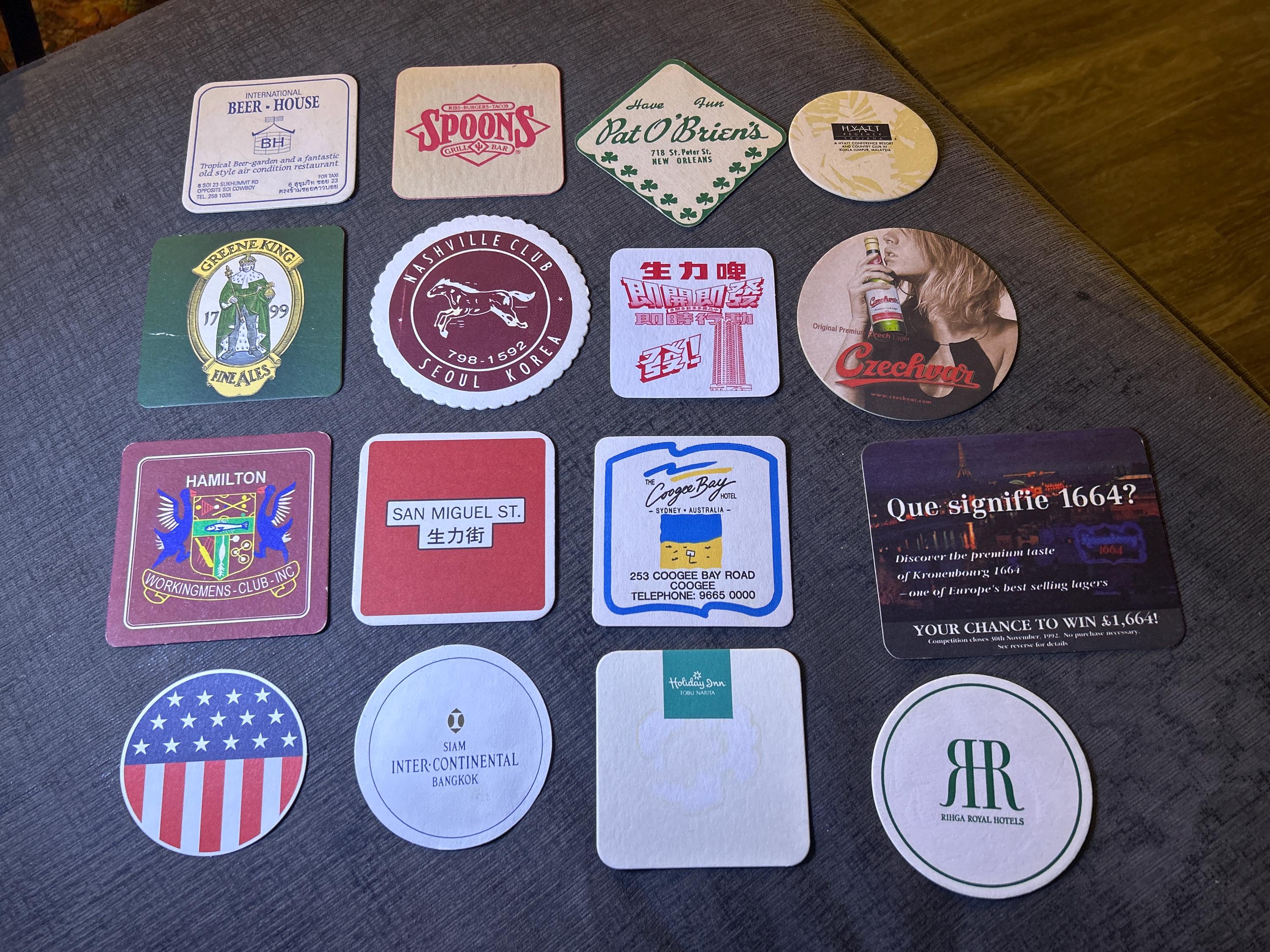 ヴィンテージコースター16枚（種類豊富）希少・入手困難 - Etsy 日本