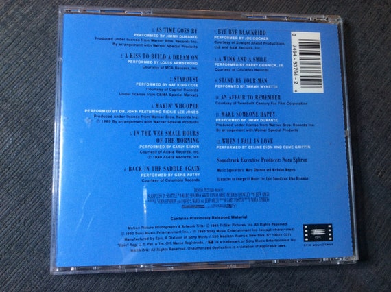 SLEEPLESS IN SEATTLE Movie Soundtrack Vintage 1993 Cd Album 