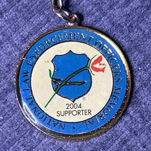Law Enforcement National Memorial Keychain - Etsy