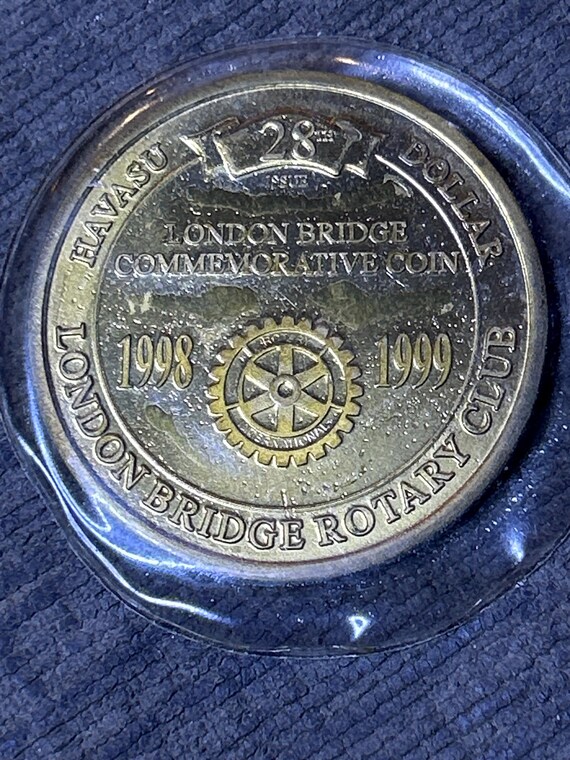 London Bridge Coin (lake Havasu Trade Dollar) 1998 28th Coin in