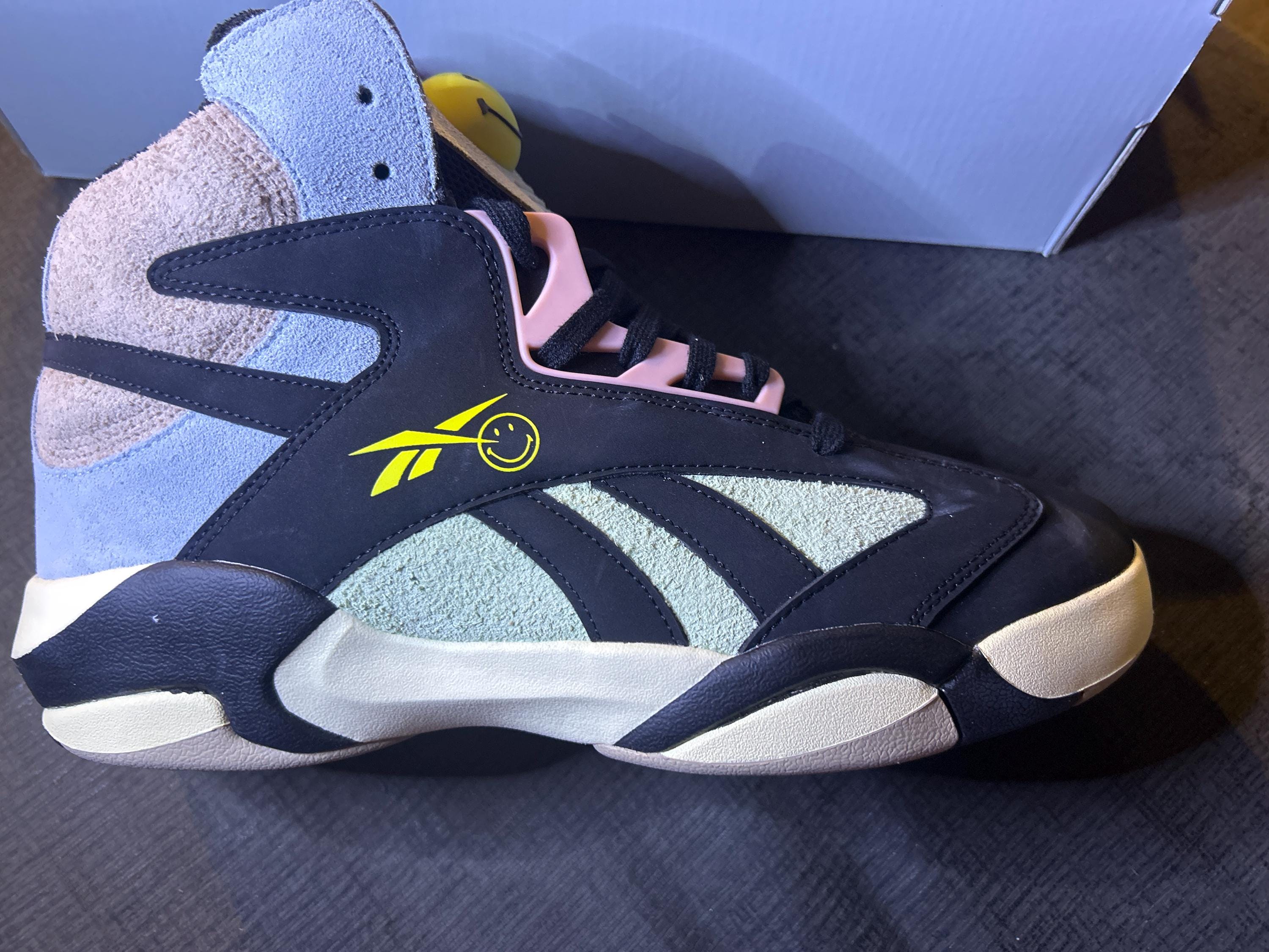 Shaq 4X Mens Basketball Shoes Medium Grey Gum Sole‎ Sneakers AQ95035MN Size 10.5 Men main image 2