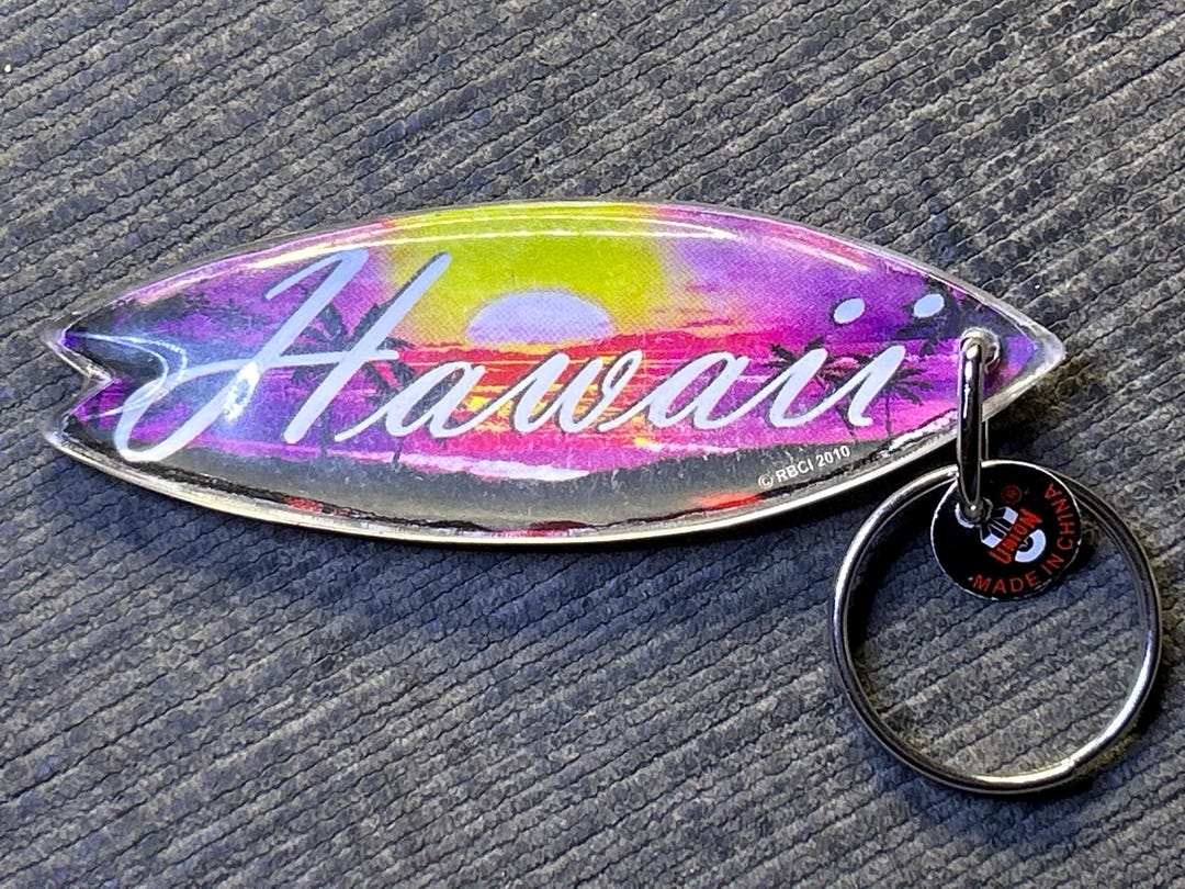 Vintage Hawaii Keychain - Etsy