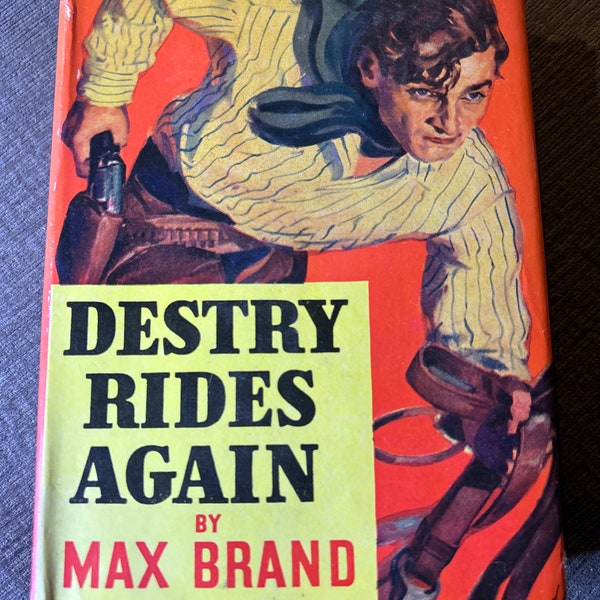 Max Brand “Destiny Rides Again” HC-1943-DJ