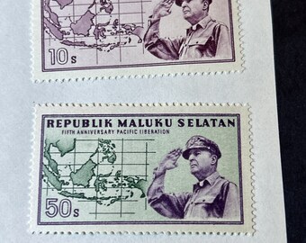 Republik Maluku Selatan 6 切手 (ミント) - Etsy 日本