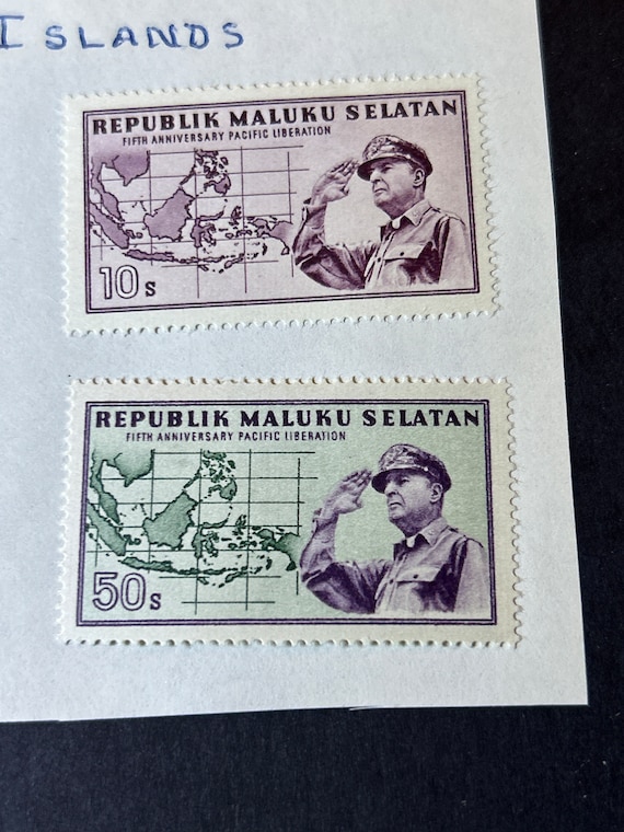 Republik Maluku Selatan 6 切手 (ミント) - Etsy 日本