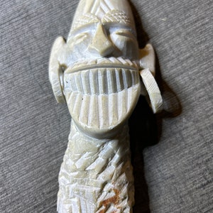 Hand Carved Stone Statue 5 inches tall