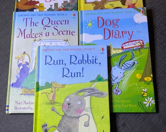 5 Usborne First Reader Books (Hardcovers)