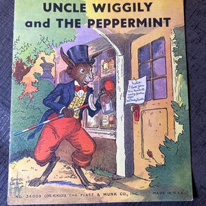 1939 “Uncle Wiggily and The Peppermints” by Howard Garis. Excellent