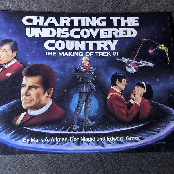 Star Trek “Charting the Undiscovered Country” by Mark Altman New old Stock