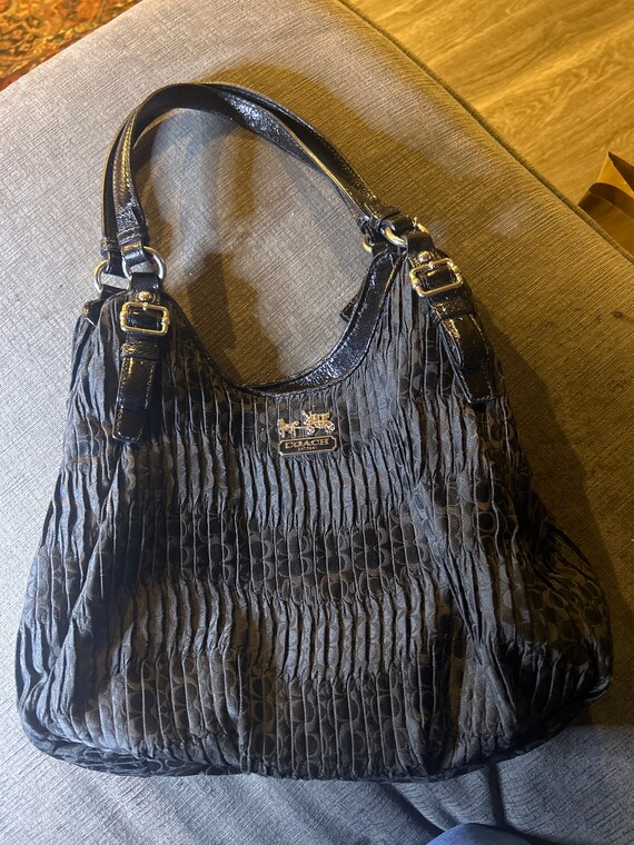 Coach Madison Pleated Shoulder Bag