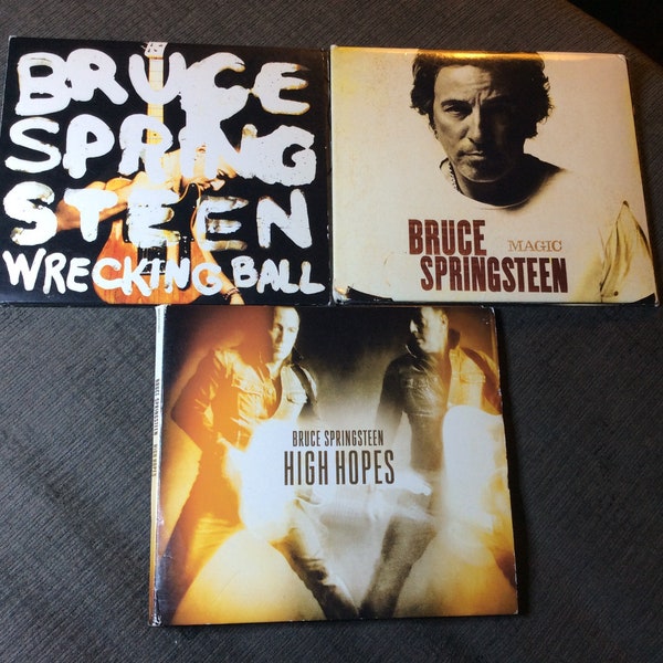 3 Bruce Springsteen CD’s “Magic, Wrecking Ball, High Hopes”