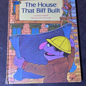 Sesame Street Library HC “the House That Biff Built” Very Good - Etsy