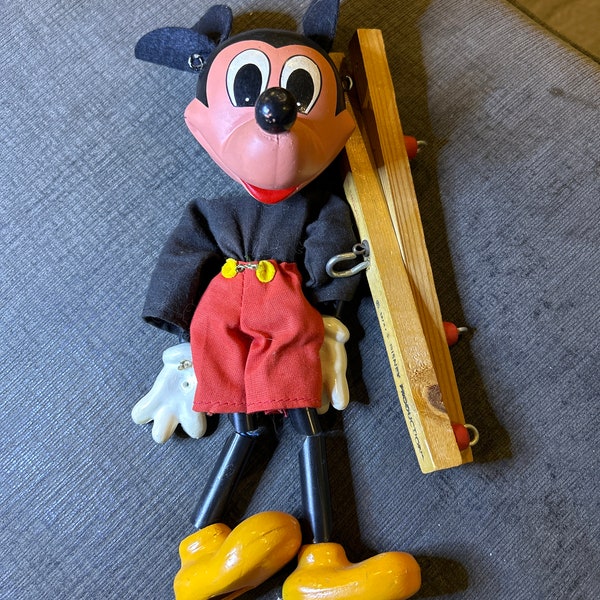 Mickey Mouse Pelham Marionette Vintage (England) Disney