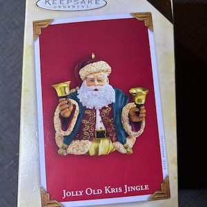 Hallmark Keepsake ornament “Jolly Old Kris Kringle” New in Box