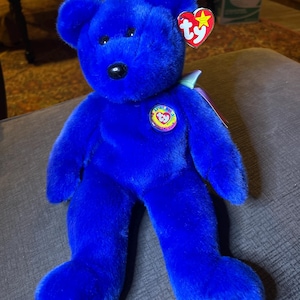 TY Beanie Buddies 14” Bear “Clubby” Mint with tag