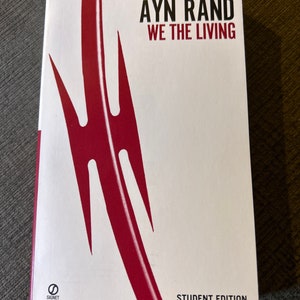 Ayn Rand “We The Living” Paberback-Novo estoque antigo