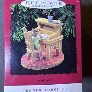 "Marken ""Wish List"" Ornament NIB Tender Touches 1995."