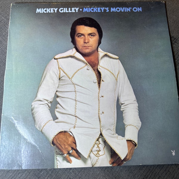 Mickey Gilley “Mickey’s Movin On” Vinyl-Playboy Records