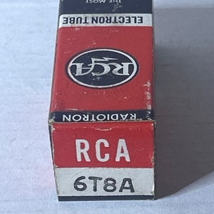 6T8A Vacuum Tube RCA NOS NIB