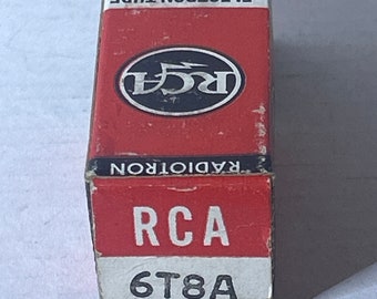 6T8A Vacuum Tube RCA NOS NIB
