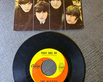 The Beatles 45 „Nowhere Man-What Goes On“ Sehr gut