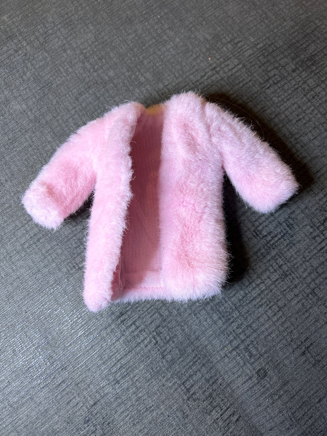 Barbie Fur Coat pink Faux Fur Mattel 1990s - Etsy