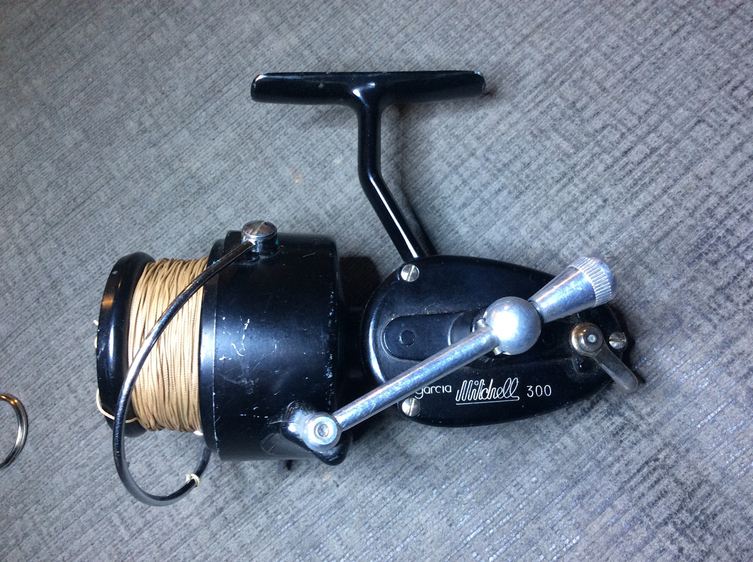 Garcia Mitchell 300 Spinning Reel made in France Works Great