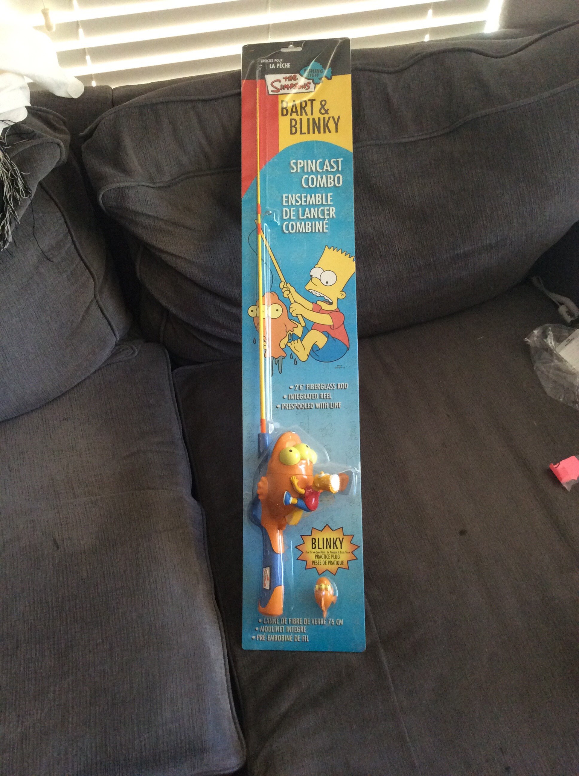 bart simpson fishing lure Bart Simpson and Blinky Spincast Combo Fishing Rod and Reel New in Package