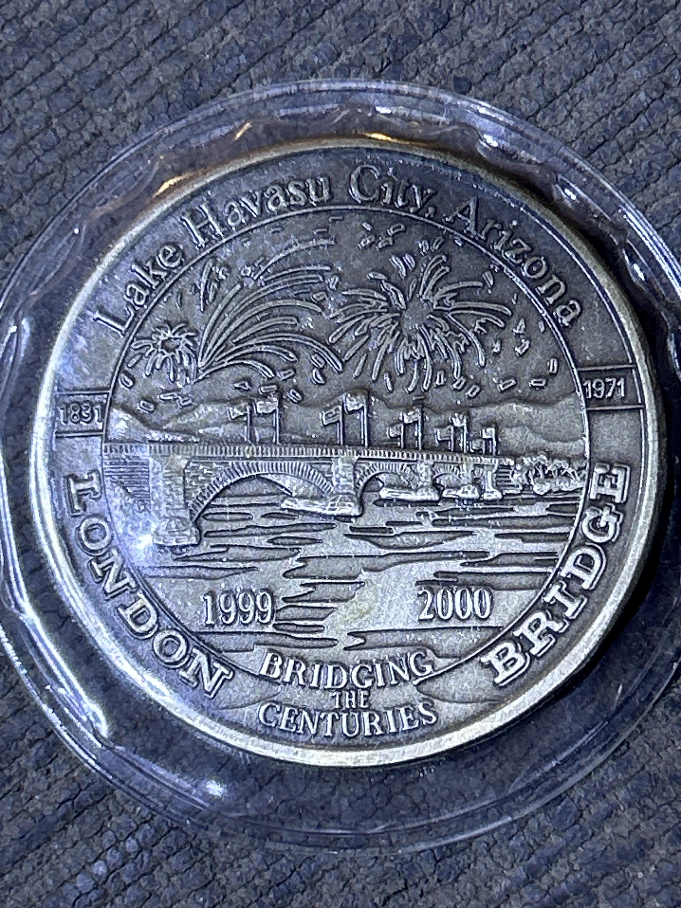 London Bridge Coin (lake Havasu Trade Dollar) 2000 29th Coin in