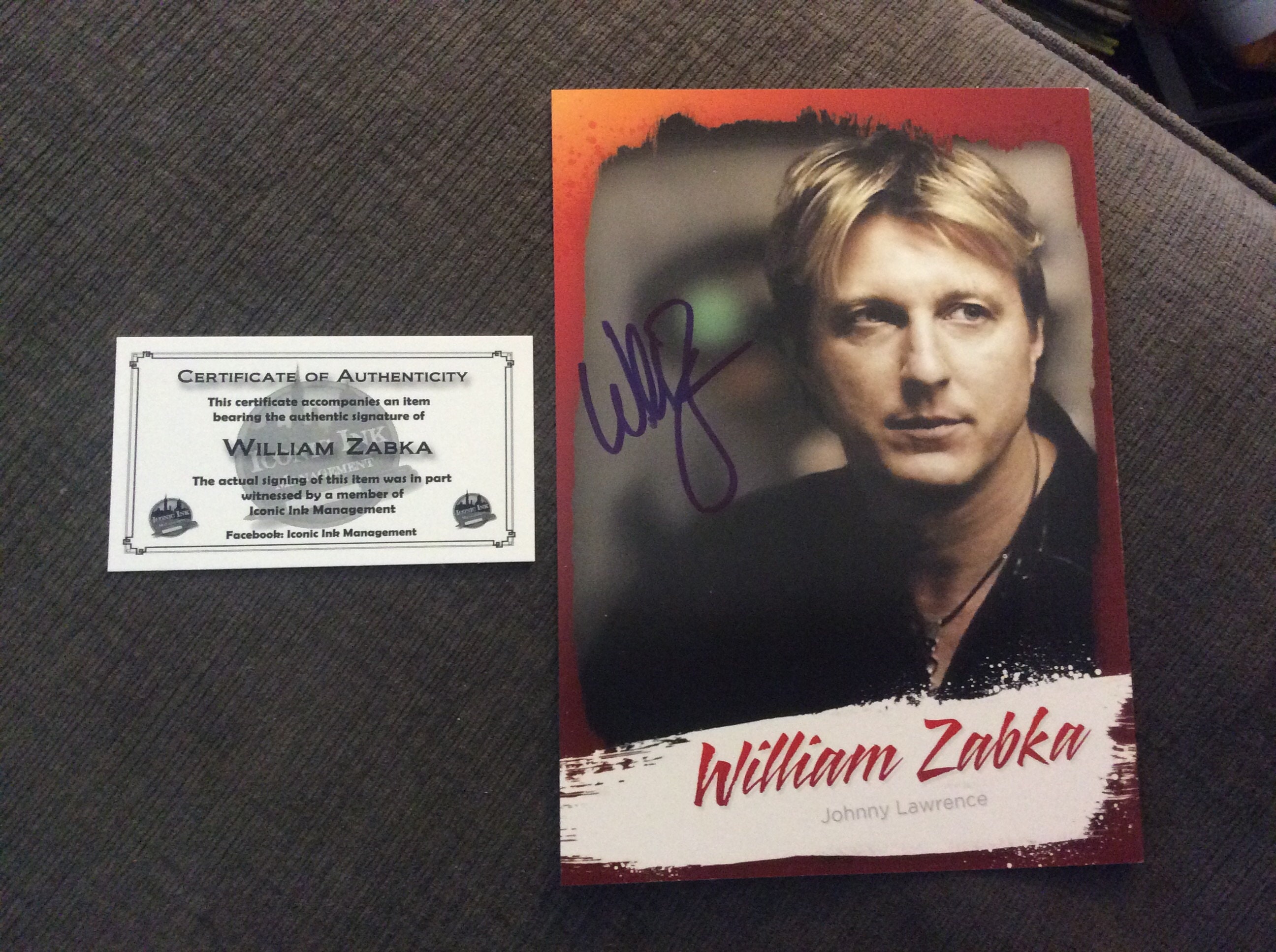 Kobra Kai Autograph William Zabka Signed 5x7 with coa | Etsy