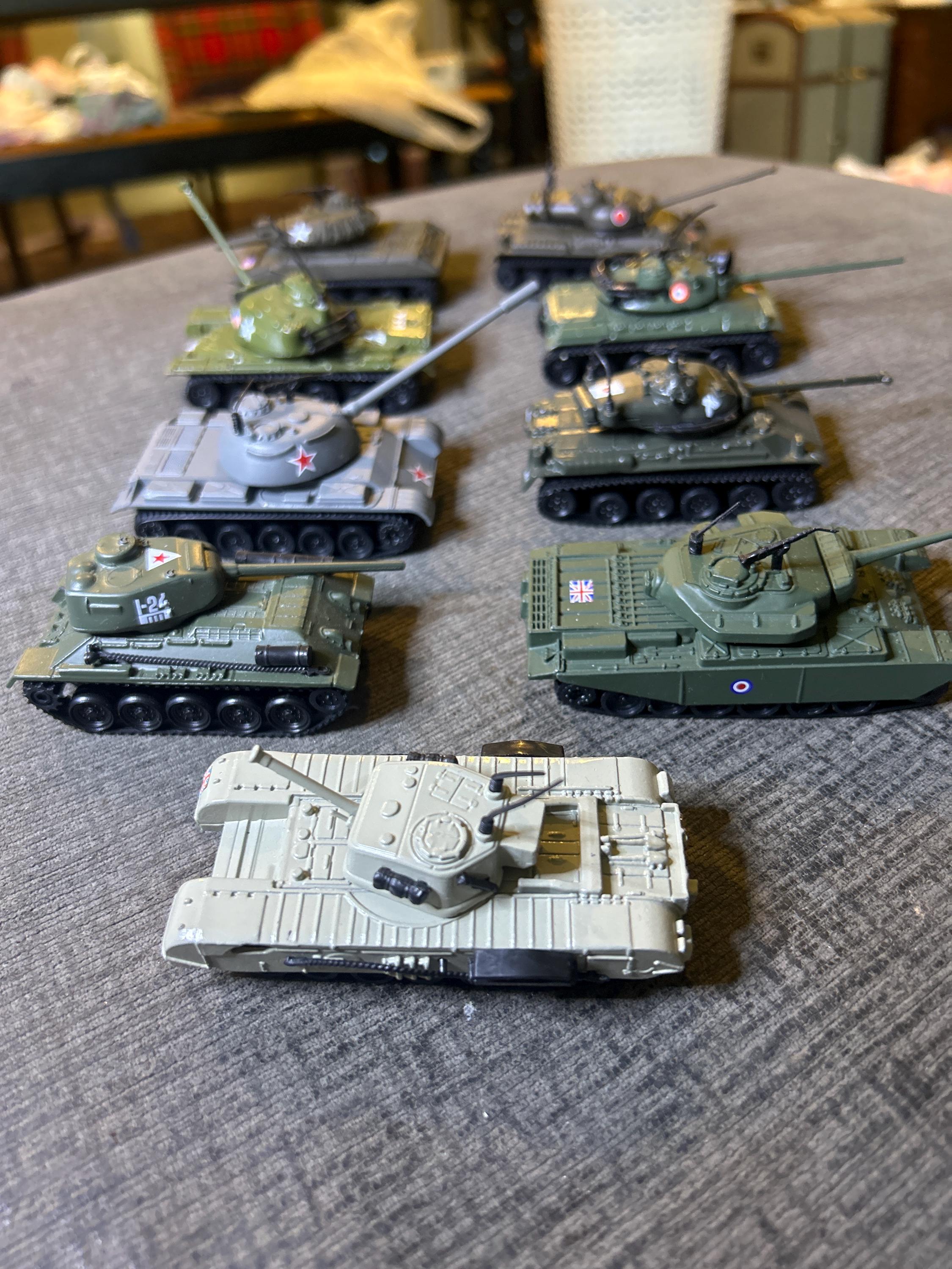 9 Zylmex Diecast Tanks (loose) VG-EX Cond - Etsy