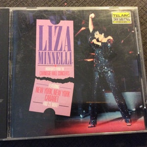 Liza Minnelli CD “Highlights From Carnegie Hall Concerts” Like new