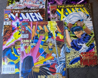 5 “The Uncanny X-Men Comic Books” 1990’s+