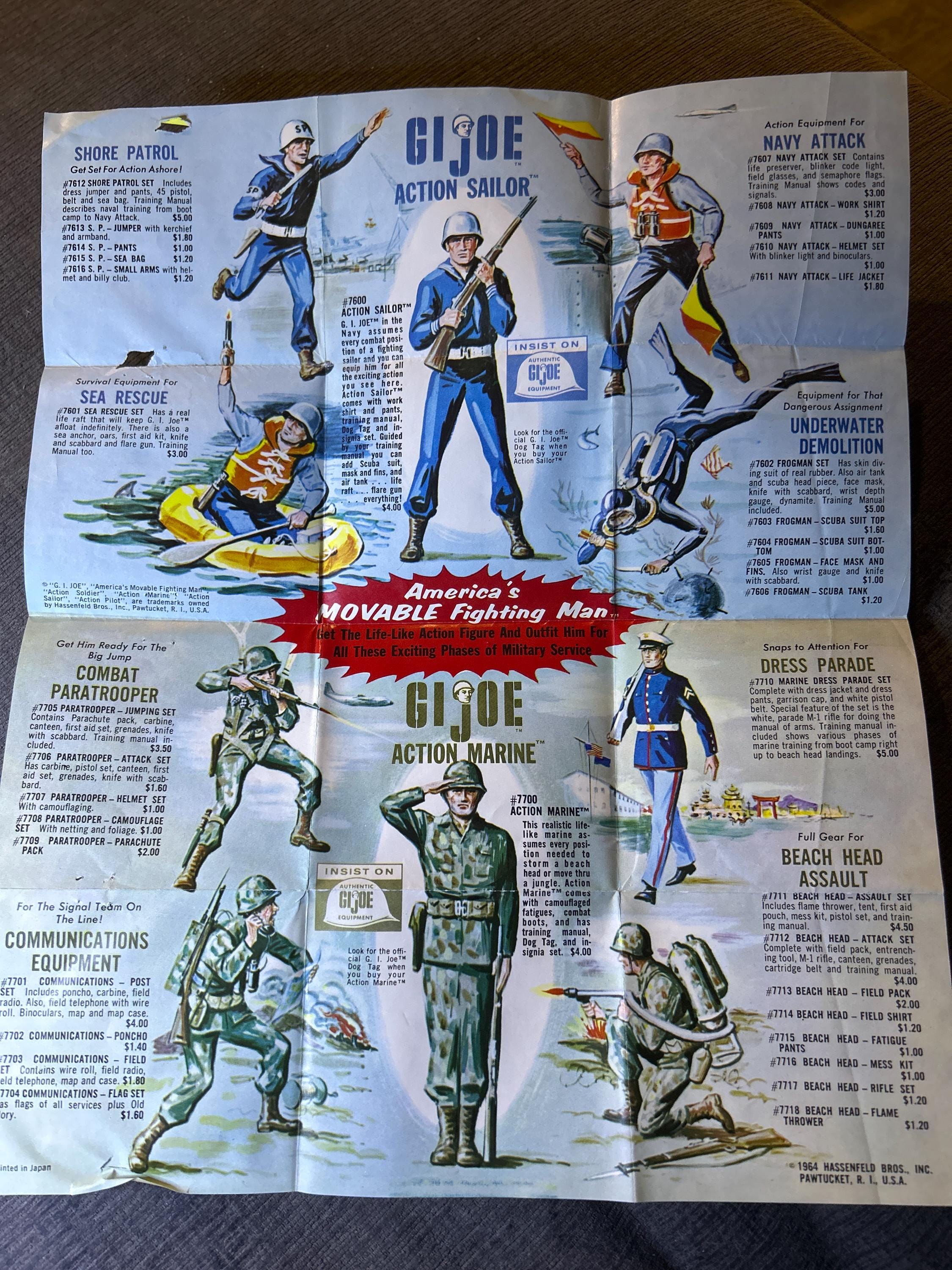G.I. Joe “1964” Catalog and Manual Original (rare) - Etsy