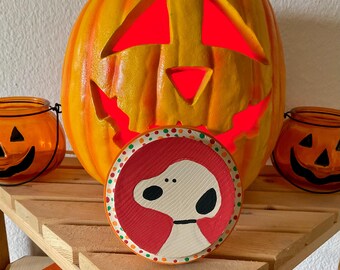 Snoopy Pilsbury Cookie, Peanuts, Spooky, Fall, Autumn, Wooden Plaques, Wall Art, Baking, Original, Halloween Decor, Holiday Decorations