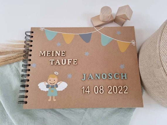 Fotoalbum zur Taufe Meine Taufe personalisiert Etsy.de