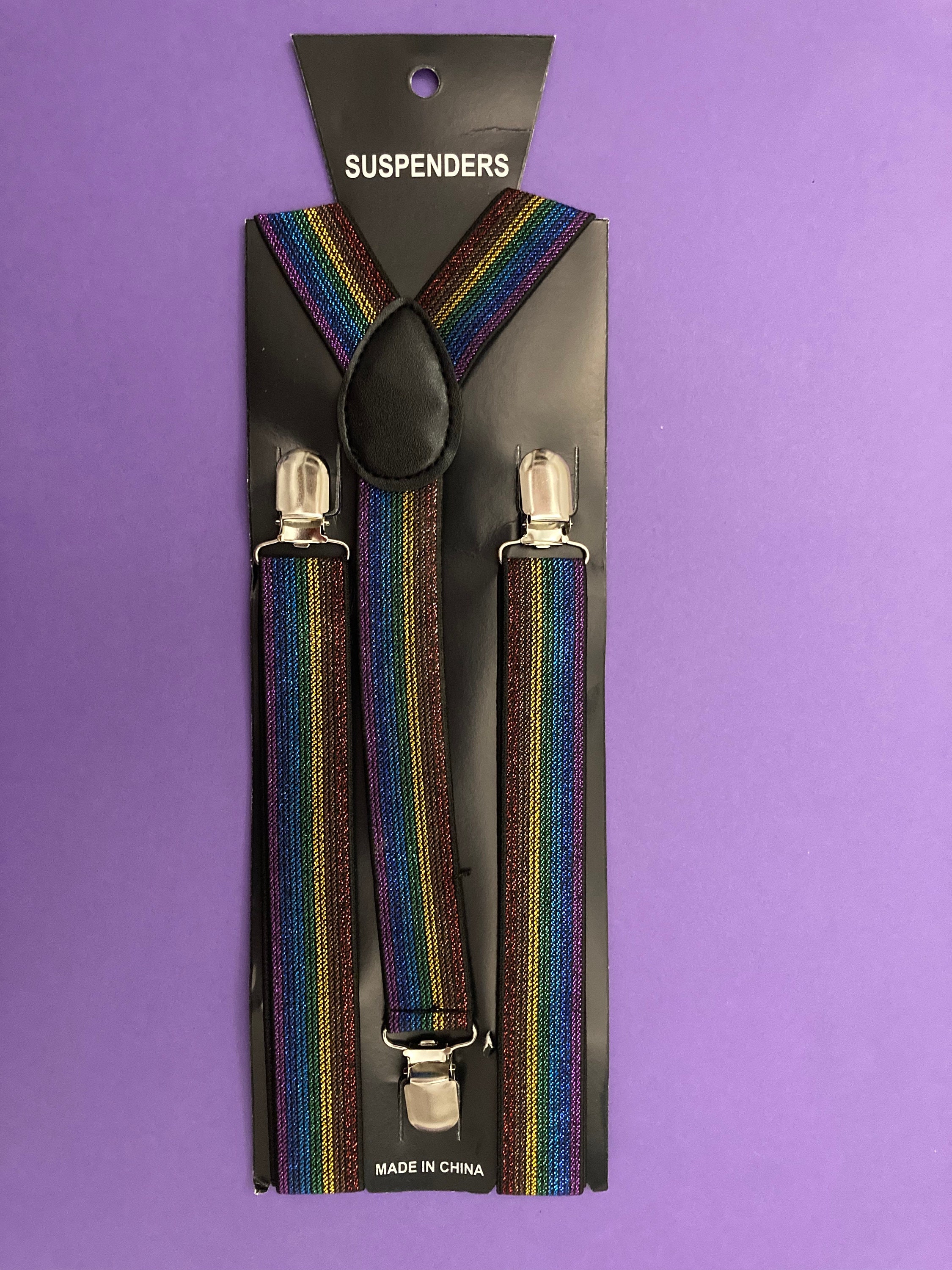 Gay Pride Suspenders Brand new
