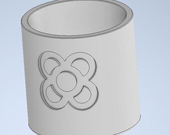 Barcelona Panot Logo Resin Candle Circle Jar Mold - DIY Candle Making Supply