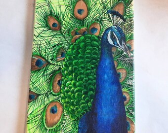 Peacock Original Painting - Etsy