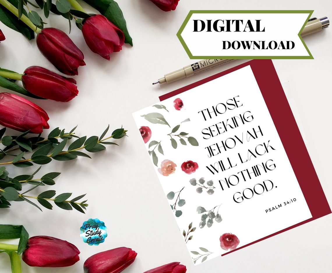 When Is The Jehovah Witness Memorial 2022 Printable Jehovah's Witness JW 2022 Year Text Greeting | Etsy Österreich
