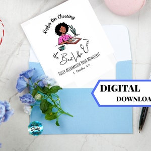 Printable Jehovah&#39;s Witness Pioneer Greeting Card| Instant Download| 4x5 Blank Inside| Standard A2| JW Pioneer Sister Gift