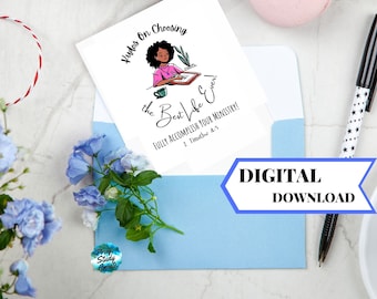 Printable Jehovah's Witness Pioneer Greeting Card| Instant Download| 4x5 Blank Inside| Standard A2| JW Pioneer Sister Gift