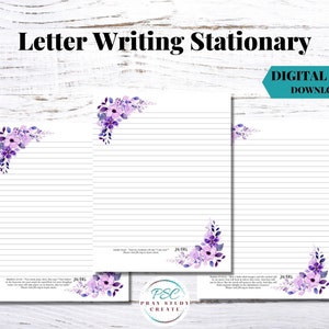 Papel imprimible para escribir cartas de los Testigos de Jehová, 15 págs. Papelería JW para Pioneros, Hermanas JW, Suministros del Ministerio JW para Predicación/Servicio