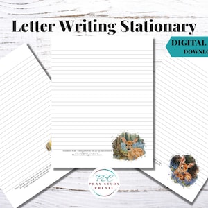 Papel imprimible para escribir cartas de los Testigos de Jehová, 15 págs. Papelería JW, Suministros del Ministerio JW para la predicación; Presentando escrituras sobre la paz