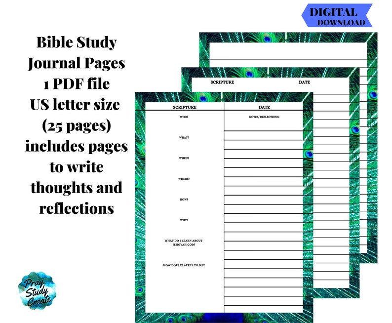 Printable Jehovah's Witness Personal Study Worksheet JW Bible Study ...