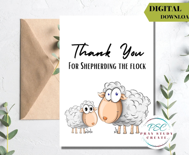 Printable Jehovah's Witness Thank You Greeting Card JW Digital Card for