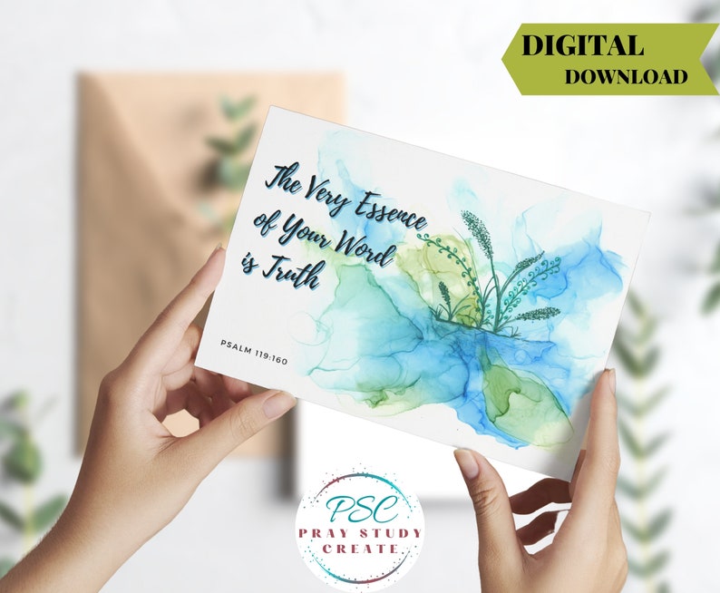 Printable Jehovah's Witness 2023 Year Text Greeting Card JW 2023