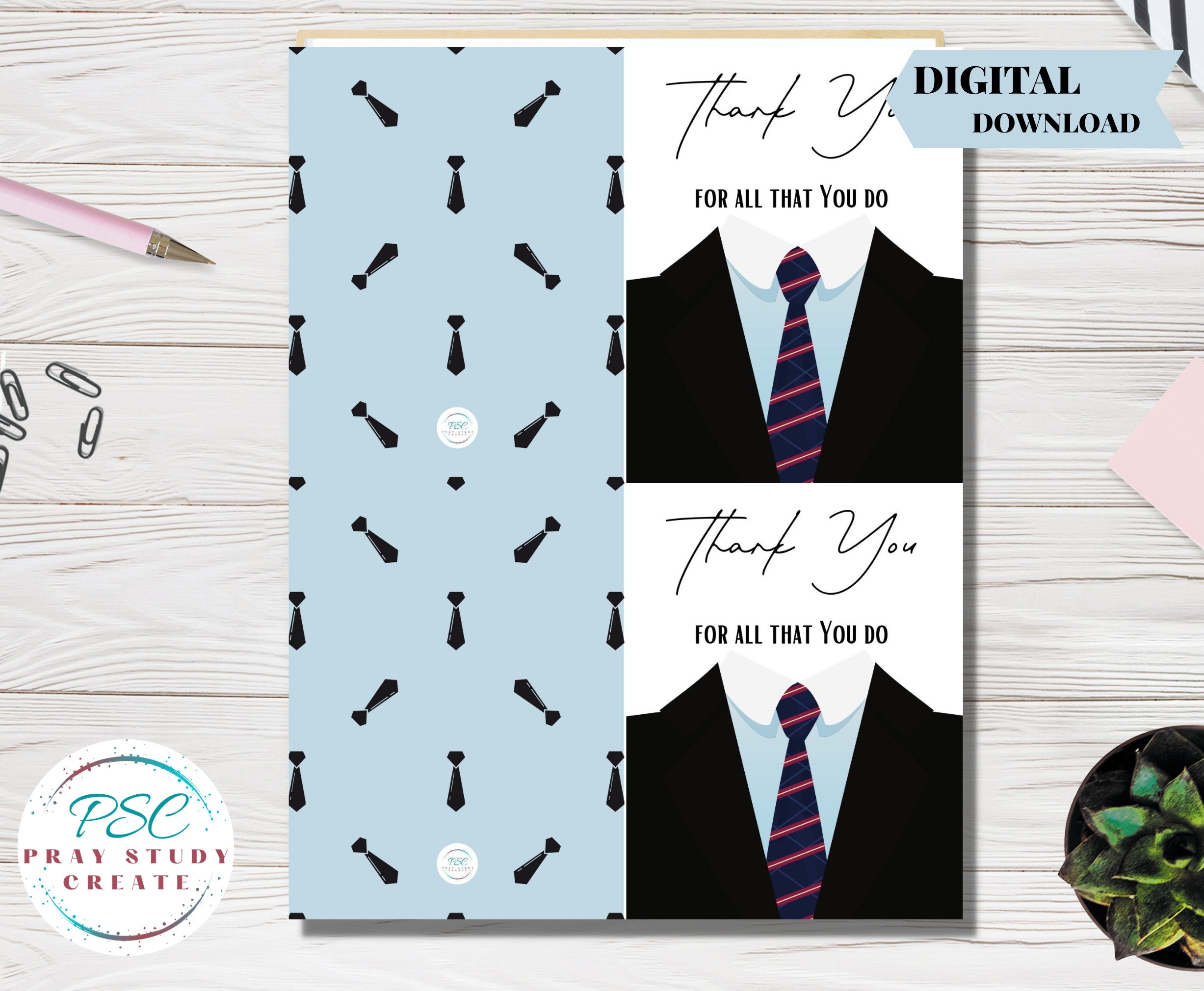 Printable Jehovah's Witness thank You for All That You Do 4.25X5.5 Card ...