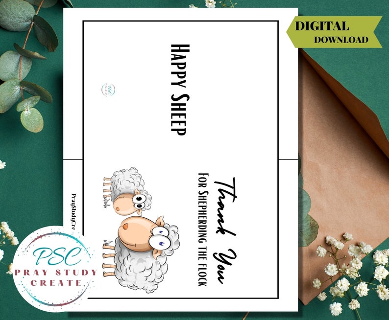 Printable Jehovah's Witness Thank You Greeting Card JW Digital Card for